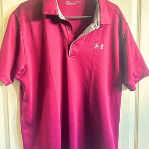 Under Armour Men’s Polo Shirt Maroon